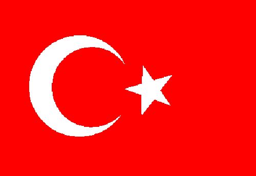Flagge Türkei 30x45cm - zum Schließen ins Bild klicken