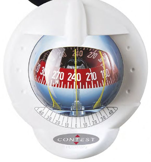 Kompass Contest 101 weiß für 90°Schott - zum Schließen ins Bild klicken
